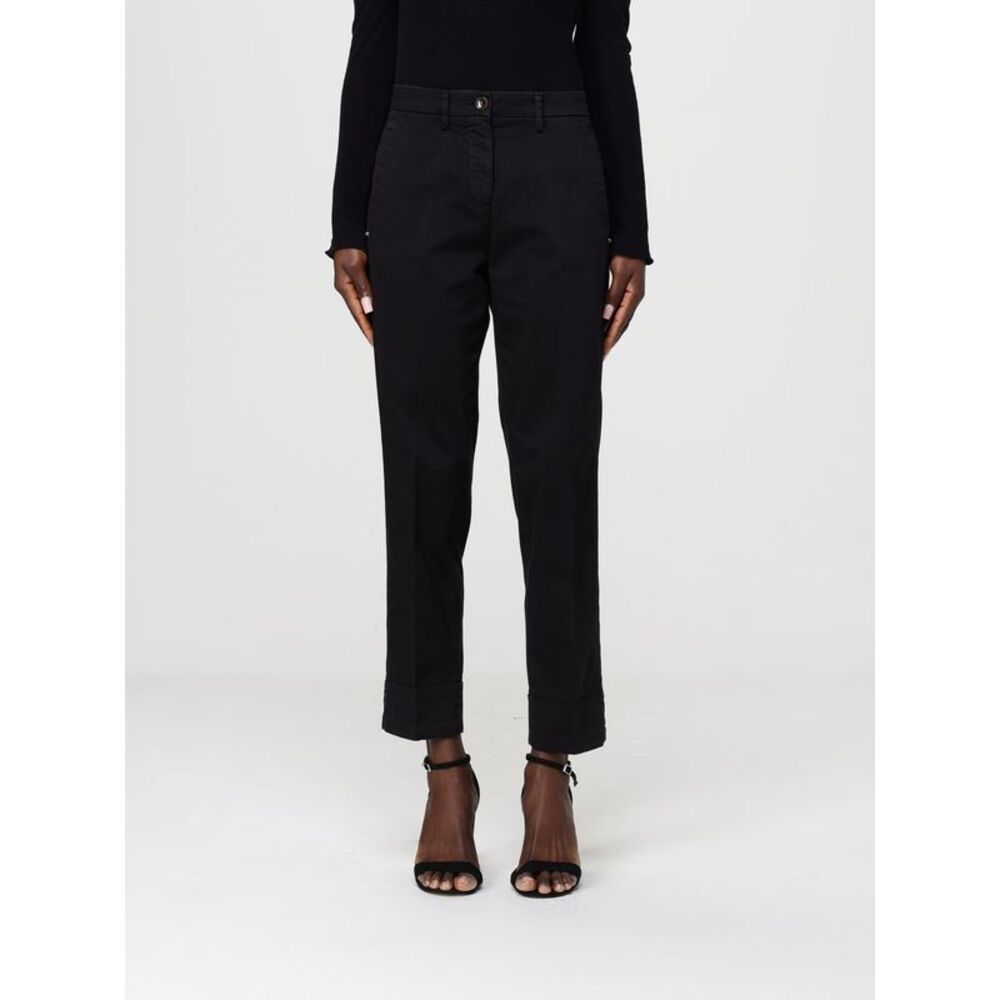 Mason's Women Stretch Cotton Cropped Fit Trousers Mason's